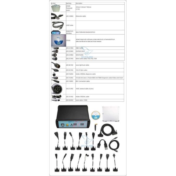 Jaltest Heavy Duty Diesel Truck Diagnostic Tool Jaltest Link car scanner with Bluetooth