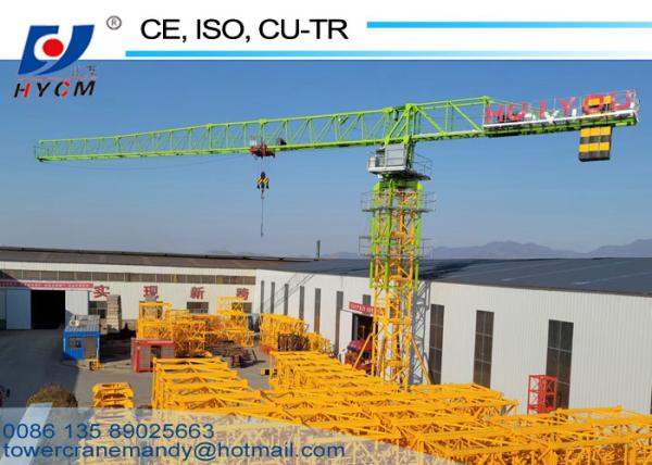 380V/60hz Power Supply 1600*1600*2500mm Mast Top Slewing Crane PT5210 Topless Tower Cranes
