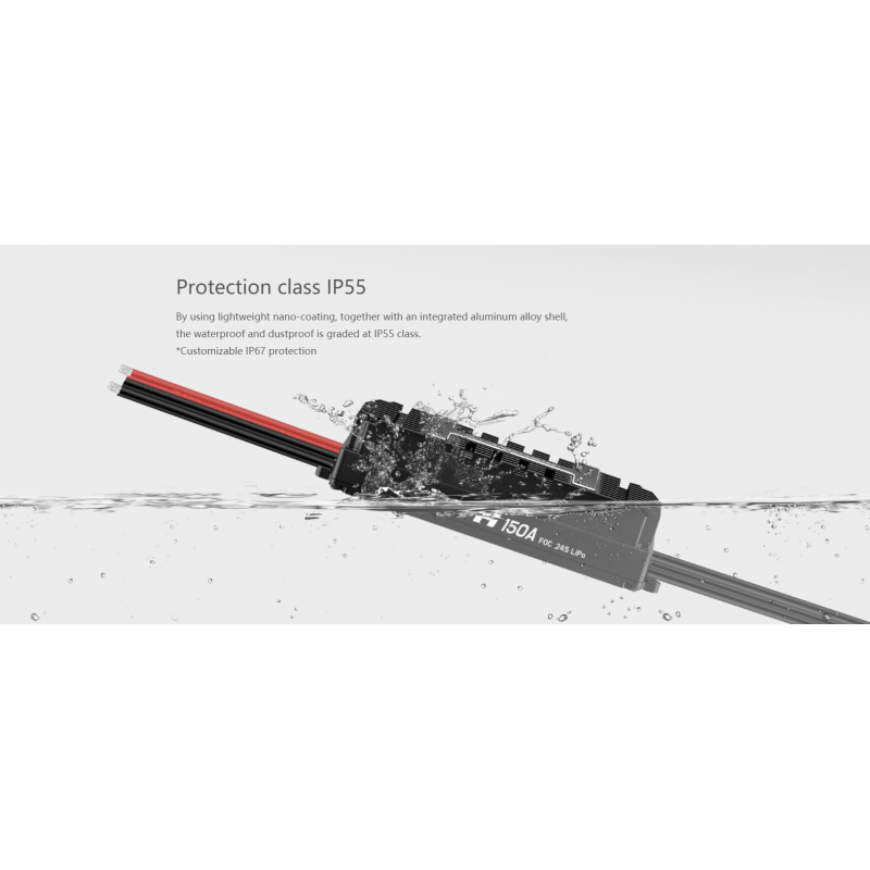 Hobbywing XRotor Pro H150A 24S FOC RTE HW V1 ESC Brushless A Field Oriented Control Drone Esc