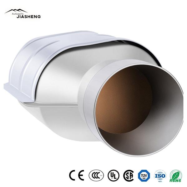                  3 Inlet & Outlet Universal Exhaust Auto Catalytic Converter Fit 2023 with High Quality             