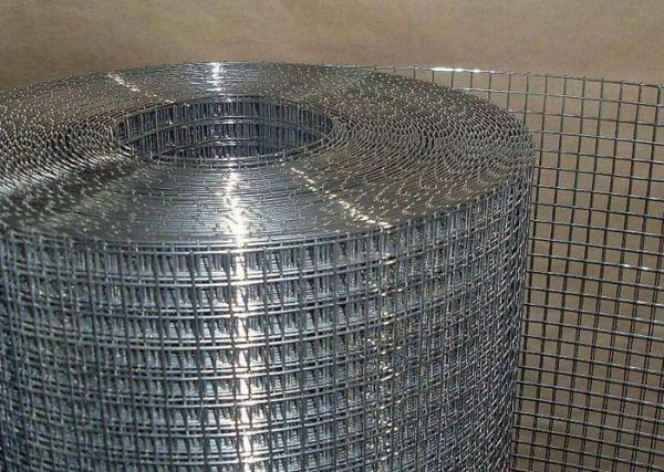 1/4 inch Building Material Galvanised Mesh Roll , Heavy Gauge Welded Wire Fence Panels