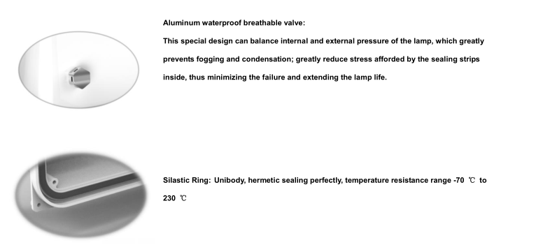White Waterproof 100 W COB Led Street Light Fixtures High Lumen For Gas Station