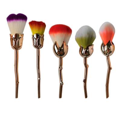 Magical Powder Perfect Makeup Finishing Brush Flower Shaped