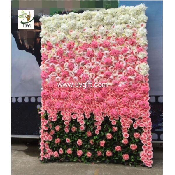 UVG 6ft flower wall backdrop with different artificial floral for dream wedding decoration ideas CHR1130