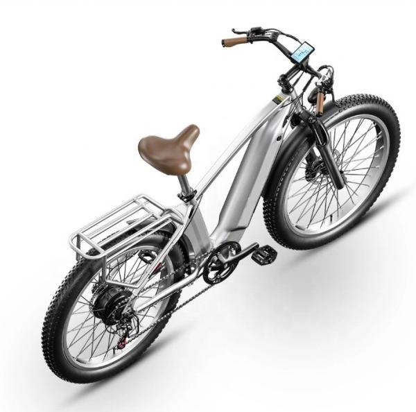 15Ah Hidden Battery Fat Tire Mountain E Bike 48V 500W Motor 26 Inch Electric Bike