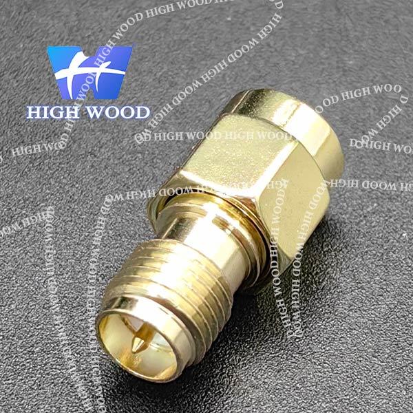 SMA Series RF Coaxial Connector,SMA JJ Straight Plug to Jack No Flange