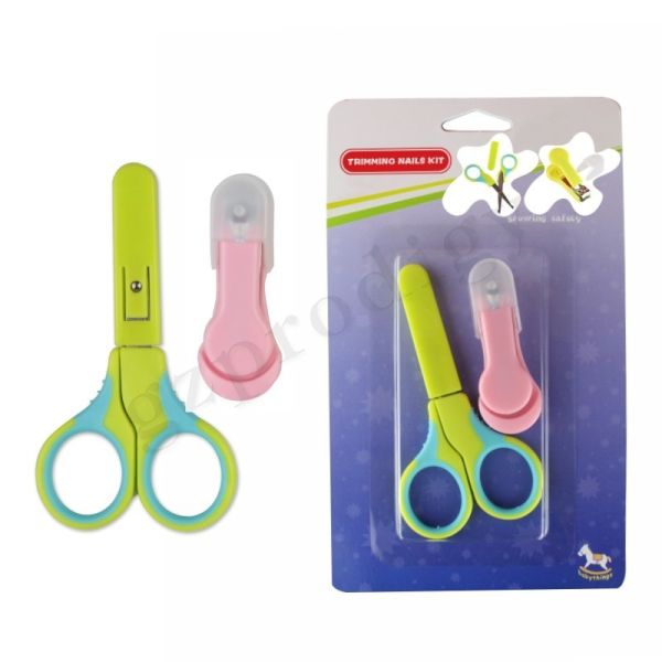 Baby Nail Kit Baby Manicure Kit And Baby Nail Scissor Pack With Safety Spyhole For Newborn