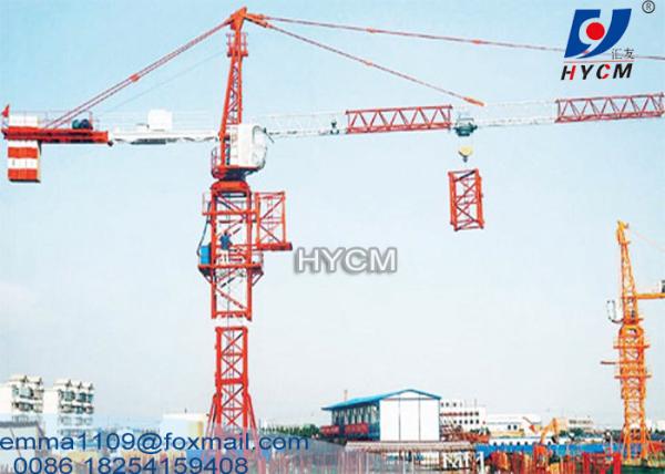 Fornecimento QTZ6020 Topkit Tower Crane Máquinas Hammerhead 380V 60Hz Potência