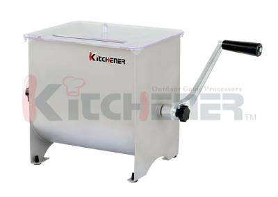 Manual Commercial Meat Mixer Grinder , 50 Lb Meat Mixer With Large Handle
