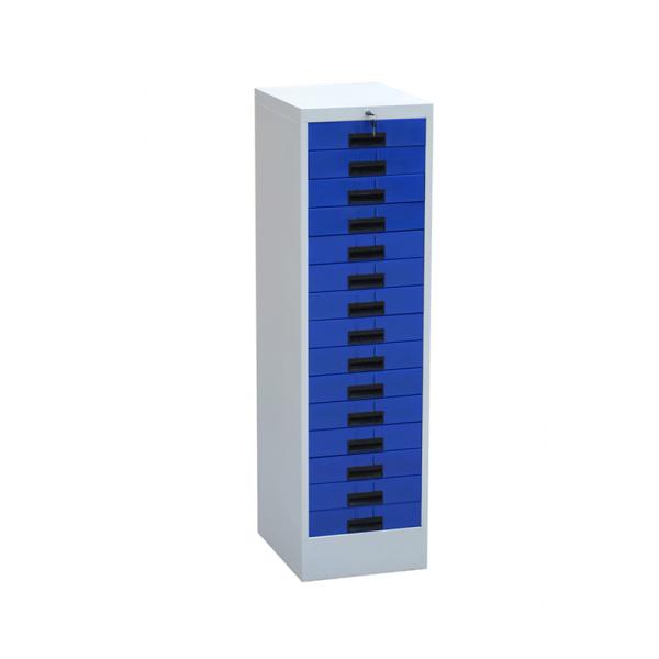 15 Drawers Metal Storage Knock Down Steel Drawer Filing Cabinet