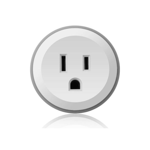 Smart Mini Wifi Smart Plug Outlet RGB LED Colorful Night Light Smart Power Outlet Switch