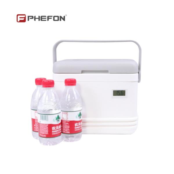 Phefon FS-5L アイスクーラーボックス、キャンプやピクニック用保冷剤付き