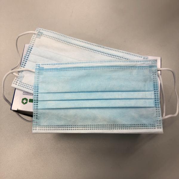 Three Layer Disposable Mouth Mask High Breathability For Daily Cleaning