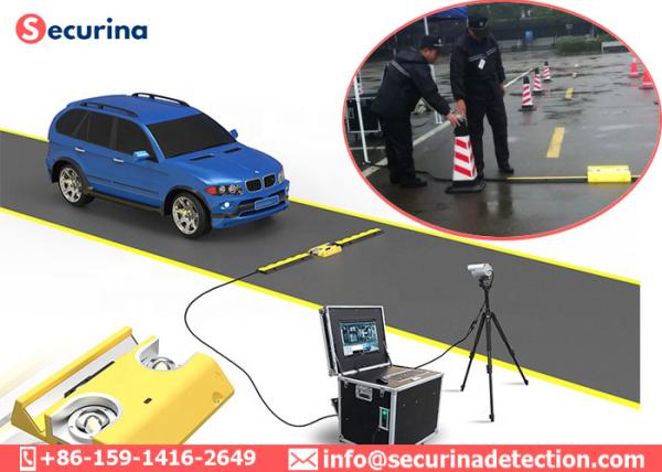Câmeras de cor de alta resolução sob o sistema de busca do veículo para a inspeção da segurança de veículo