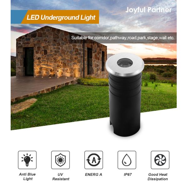 Mini IP67 1W CREE XPE LED одноцветный подъемный свет наружной заложенной лампы лестничная ступенька