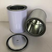 SGS Round Metal 3.38 Oz Oil Paint Tin Cans With Handle