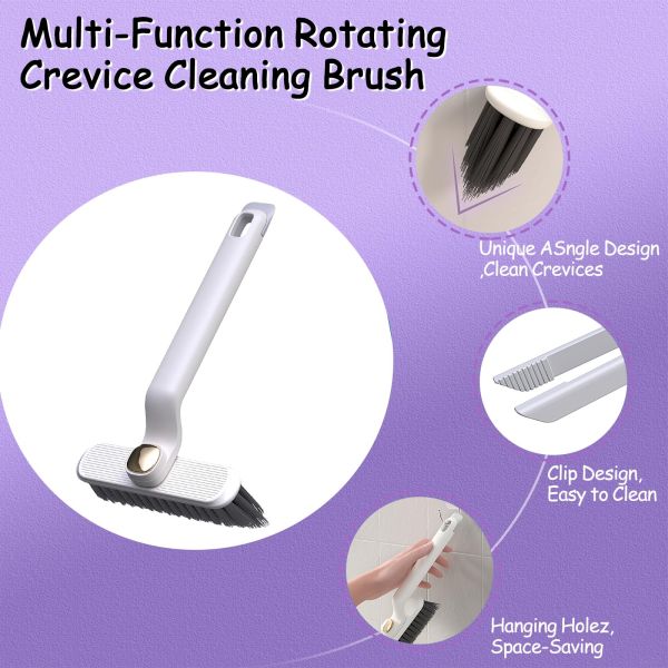 Multifunctional Kitchen Bathroom Cleaning Brush for Household Cleaning and Maintenance