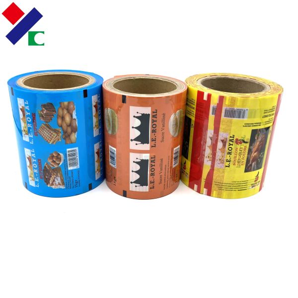 Custom Printed Popcorn Plastic Packaging Bag Snack Packaging Pouches