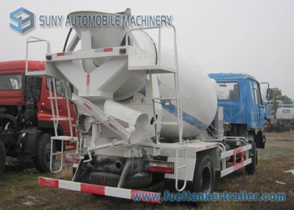 Dongfeng 153 Blue Cab 6 Wheeler 6 M3 Concrete Mixer Truck Cummins Engine