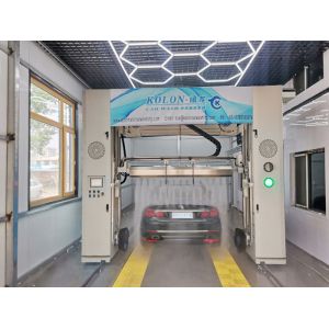 KOLON KL-6VF Stainless Steel Rollover Car Wash Machine | Hot Air Blower Drying | 15 Cars/Hour