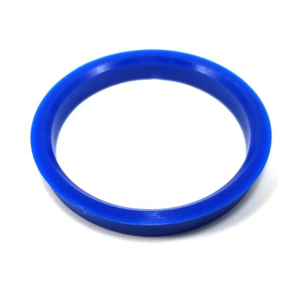 Blue Wheel Center Bore Plastic Hub Rings 65.1 To 72.6 Mm For Chevy / Chevrolet