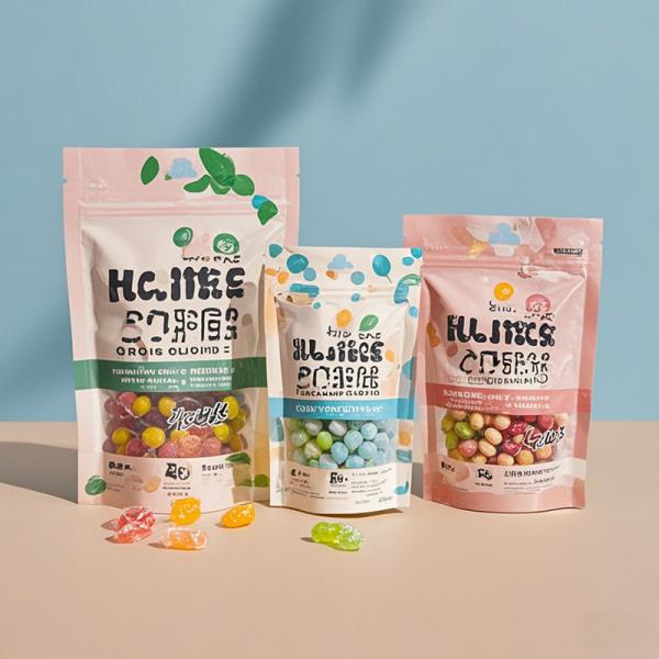 Customized 35 Mylar Bags 14G Food Grade Resealable Aluminum Foil Stand Up Pouch ZipLock Smell Proof Childproof Cookies Packaging