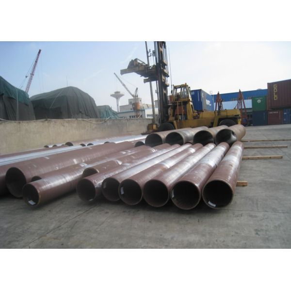 Round Hot Rolled Seamless Steel Tube 56'' Large Caliber Heavy Thickness For