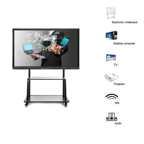 IR Sensor Interactive White Digital Board With Dual System For Meeting Room