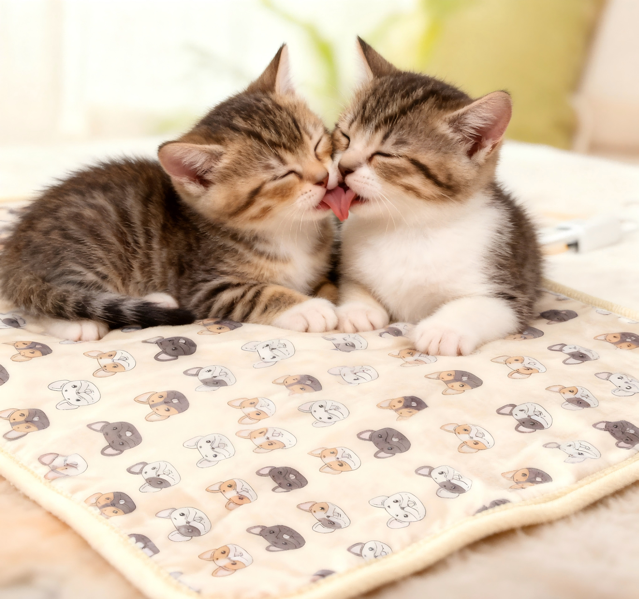 Smart Pet Heating Blanket with Temperature Control Removable Washable Comfortable for Cats