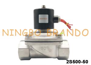 Válvula de aço inoxidável 2S500-50 do tratamento da água da válvula de solenoide