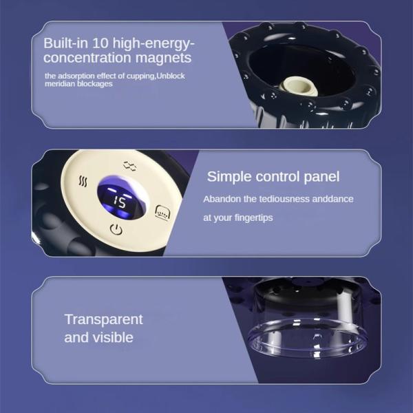 Smart Cellulite Massager Chinese Vacuum Cupping Set Hot Cupping Therapy Machine