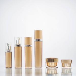 Acrylic Luxury Cosmetic Packaging Lotion Bottle Jars Plastic Container Set Empty