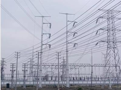 Customized Electrical Substation Fire Protection Galvanized Steel Structures