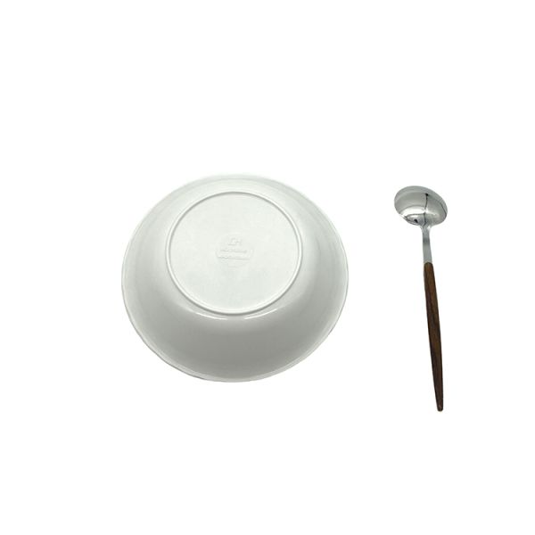 Camping Outdoor Melamine Soup Bowl Imitation Porcelain Durable