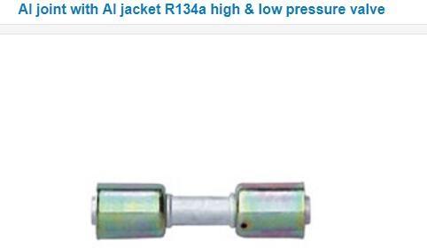 auto air conditioning hose fitting beadlock hose fitting AC beadlock fitting crimp on