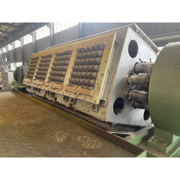 2500pcs/h 4*4 Molds Rotary Paper Egg Tray Machine PLC Control and Plastic Mould Material for Egg Tray Forming Production