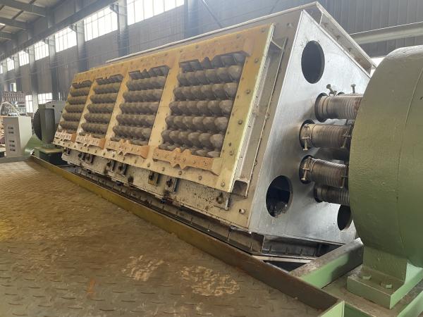 Green Color Paper Egg Carton Making Machine With Low Energy Consumption Egg Tray Production Line Egg Tray Machine