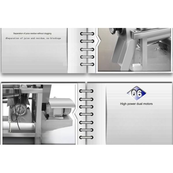 68 KG Industrial Juicer Extractor Machine for Electric Mango Puree Tomato Sauce Making