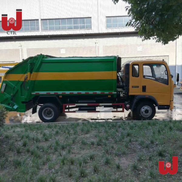 8CBM Light Duty Waste Management Rear Loader compactor Garbage Truck