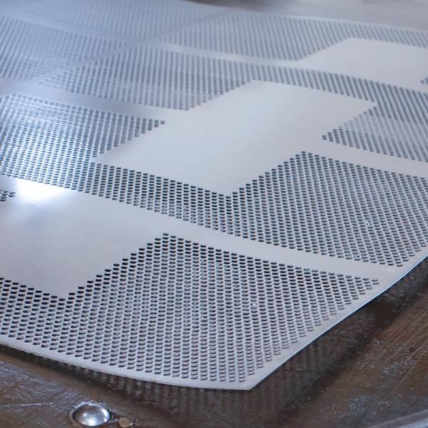 Galvanized Round Hole Perforated Metal Plates Wind Proof Dust Screen
