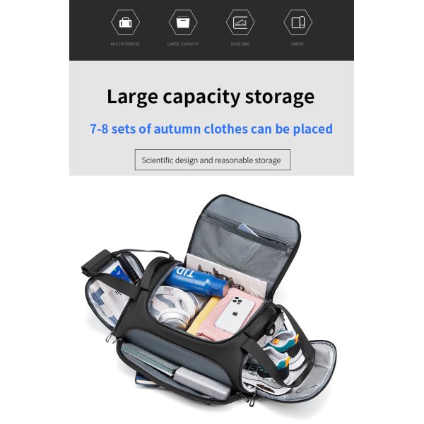 Массивный цвет складной упакованный сумка для пакета антипоплавки многокомнатный отсек