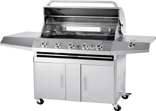 BBQ Outdoor Grill For Party Full Stainless Garden Bbq Gas Grill Party BBQ machine with Trolley