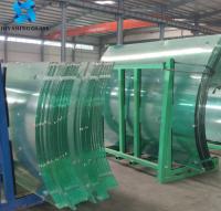 JOYSHING Bent Safety Toughened Glass, vidro moderado curvado para a balaustrada
