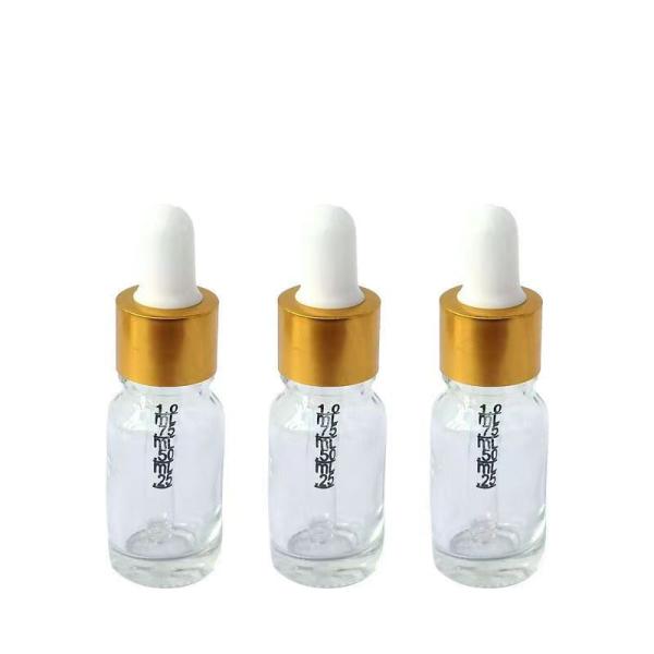 Flacon en verre de 10 ml pour huile essentielle avec bouchon compte-gouttes