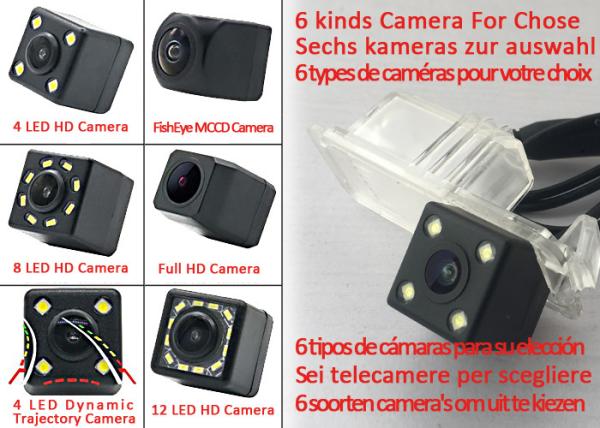 VW Tiguan 2012-2015 AHD Fisheye 12LED Dynamic Trajectory 6 Kinds For Chose of Car Rear View Wireless Camera  VW-HS8198