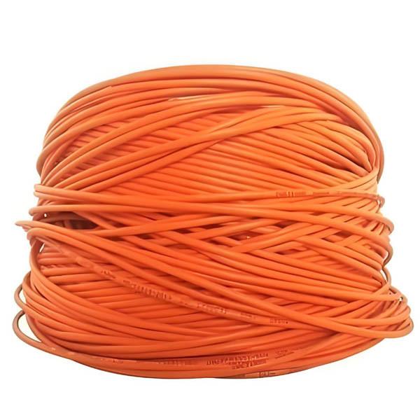 1000FT Cat5e UTP Extend To 350MHz Orange PVC Copper High Speed Network Cable