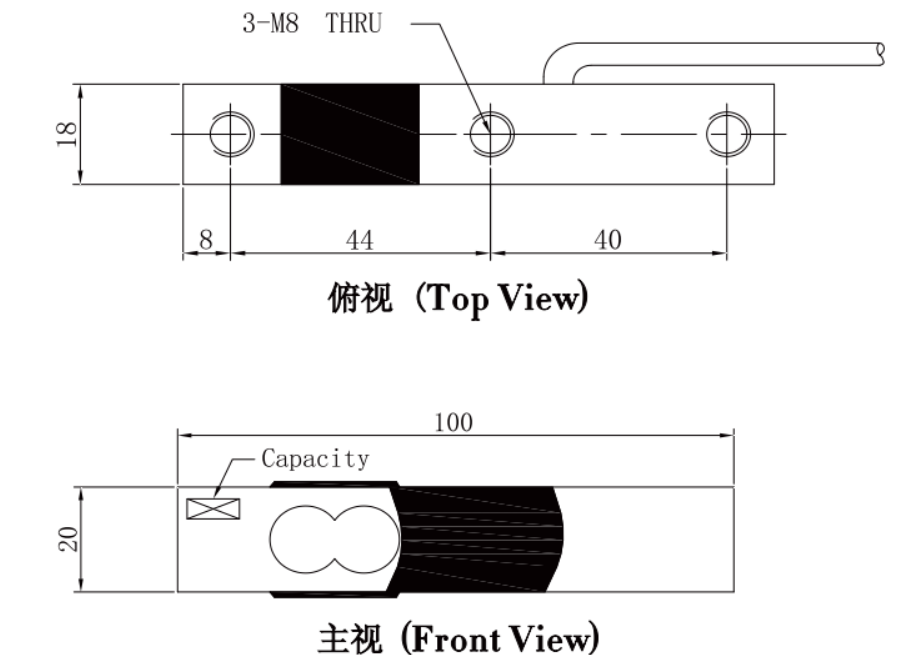 Low Profile Single Point Load Cell（50-150kg）
