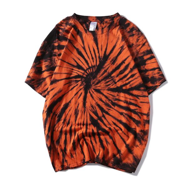 Anti Wrinkle Casual Oversized Tie Dye T Shirt 100% Cotton Jersey Fabric