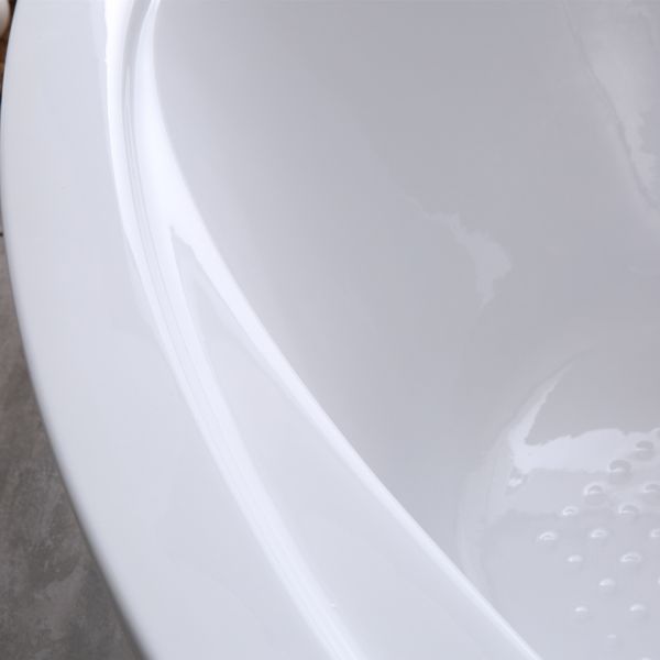 HA10 Corner Drop Simple Acrylic Bathtub with Built-in Design and Affordable Prices