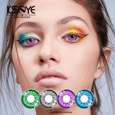 Lente de contato colorida segura 14.5mm de ISO13485 Cosplay para Dia das Bruxas